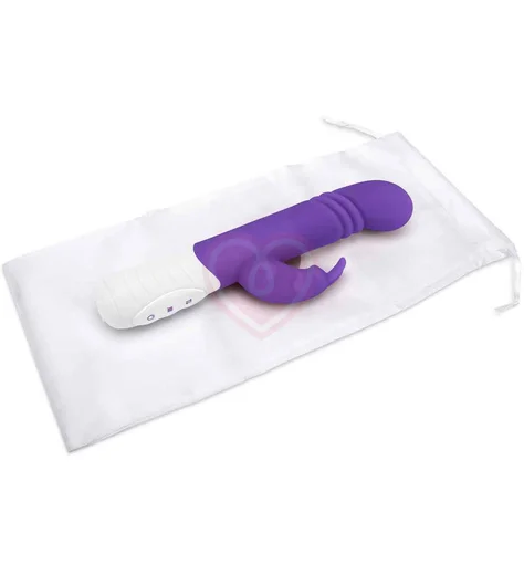 Вибратор-кролик с пульсирующей головкой Slim Shaft Thrusting G-Spot Rabbit фиолетовый фото 10