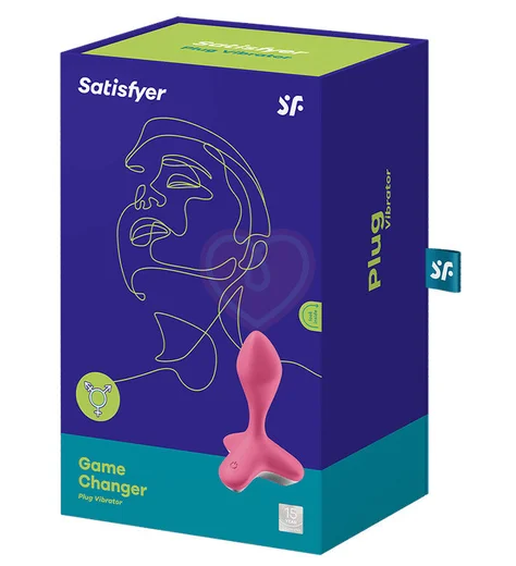 Анальная вибропробка Satisfyer Game Changer с приложением розовая фото 6