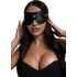 Кожаная маска со съёмной шторкой Crazy Hand Made чёрная фото 4