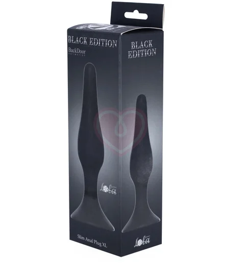 Анальная пробка Lola Games Slim Anal Plug Xl чёрная фото 3