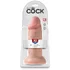 Толстый фаллоимитатор на присоске Pipedream King Cock Chubby телесный фото 3