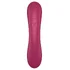 Двухсторонний вакуумный вибростимулятор Satisfyer Curvy Trinity 1 бордовый фото 3
