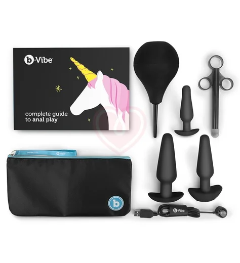 Обучающий набор для анального секса b-Vibe чёрный фото 3