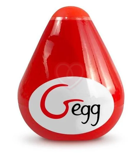 Компактный мастурбатор с рельефом Gvibe Gegg красный фото 2