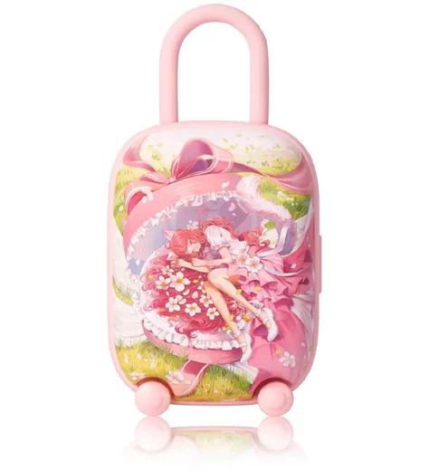 Вибратор с вакуумным клиторальным стимулятором BeYourLover Magic Suitcase розовый фото 6