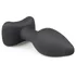 Маленькая анальная пробка Small Black Silicone Buttplug фото 2
