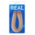 Загнутый двусторонний фаллоимитатор Real 46 см фото 6