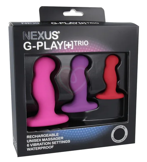 Набор вибраторов Nexus G-Play+ Trio разного цвета фото 2
