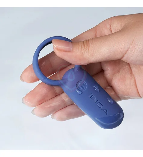 Эрекционное кольцо с вибрацией Tenga PaiRing индиго фото 8