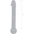 Стеклянный фаллоимитатор с реалистичной головкой Glas Realistic Head прозрачный фото 5