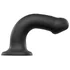 Гибкий фаллоимитатор на присоске Strap-on-me L 19 см чёрный фото 4