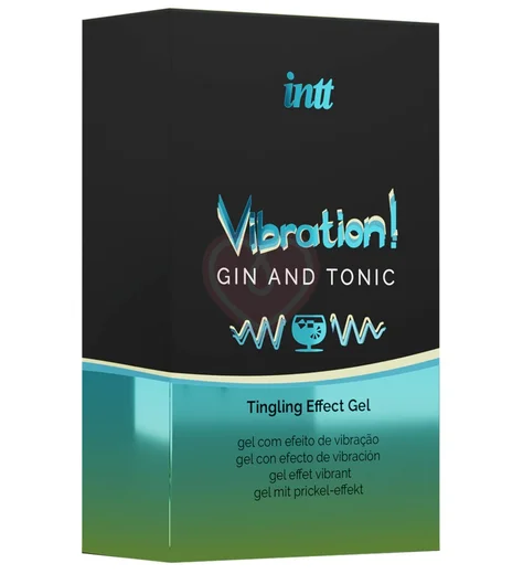 Жидкий вибратор со вкусом джина и тоника Intt Vibration! Gin & Tonic 15 мл фото 2