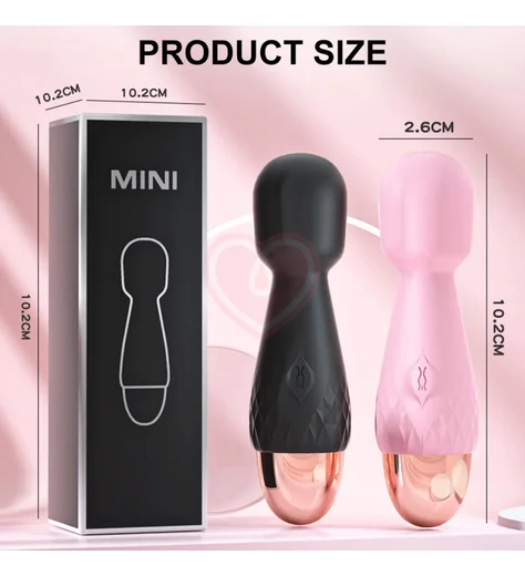 Мини-массажёр Mini Wand розовый фото 7