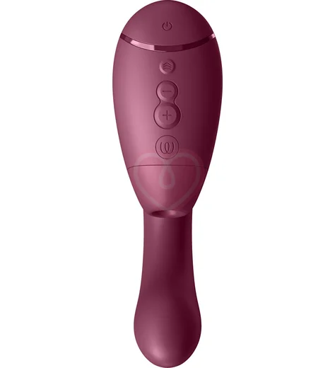 Вибратор с вакуумно-волновой стимуляцией клитора Womanizer Next Duo розовый фото 2