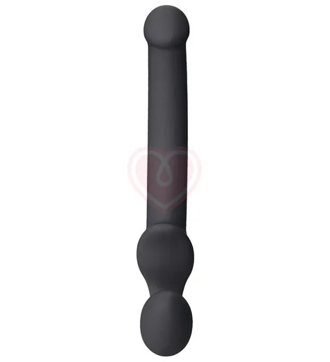 Безремневой гибкий страпон Strap-on-me Bendable S чёрный фото 3