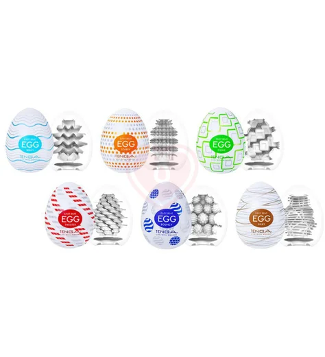 Набор мастурбаторов в форме яйца Tenga Eggs Variety Pack Standard фото 4