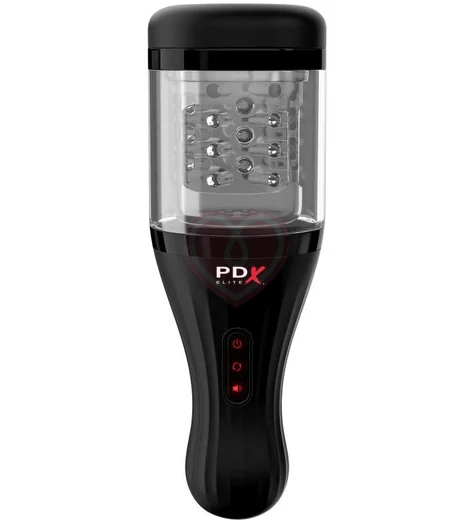 Вибромастурбатор ротатор с голосовым сопровождением Pipedream Pdx Elite Talk Dirty Rotobator чёрный фото 2