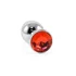 Анальная пробка с красным кристаллом Lola Games Diamond Red Sparkle Small серебро фото 2