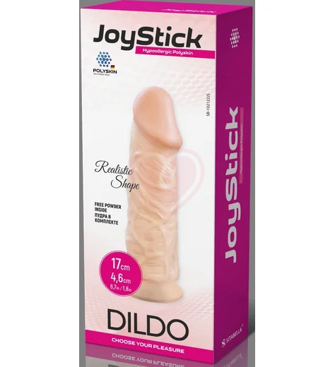 Фаллоимитатор реалистик JoyStick Dildo Ultra Thick 17 см телесный фото 3