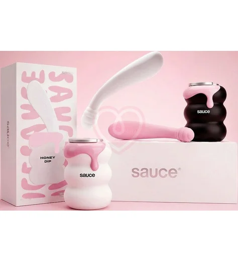 Вибратор для зоны G с вращением Sauce Honey Dip розовый фото 6