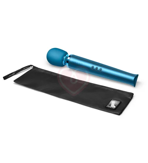 Мощный массажёр Le Wand Rechargeable синий фото 3