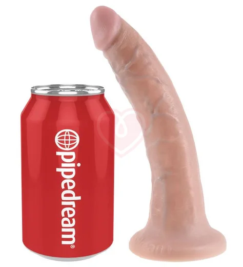 Фаллоимитатор на присоске King Cock 18 см телесный фото 2