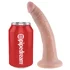 Фаллоимитатор на присоске King Cock 18 см телесный фото 2