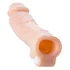 Насадка на пенис с кольцом и вибрацией ToyFa Xlover 18 см фото 2