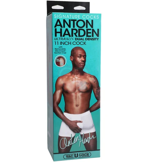 Фаллоимитатор слепок Doc Johnson Anton Harden Ultraskyn коричневый фото 4