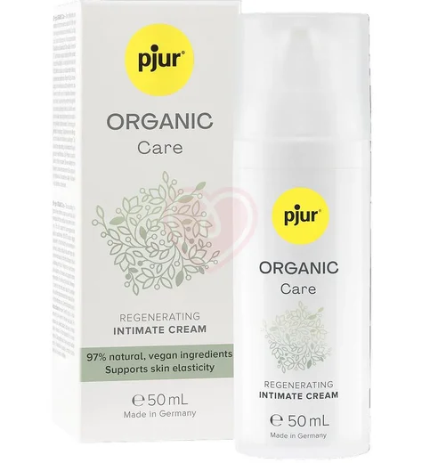 Увлажняющий крем для интимного ухода Pjur Organic Care 50 мл фото 1
