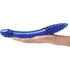 Двусторонний стеклянный фаллоимитатор Glas Double-sided Dildo синий фото 3