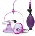 Вакуумная помпа для сосков с вибрацией Lux Fetish Vibrating Nipple Suckers фиолетовая фото 1