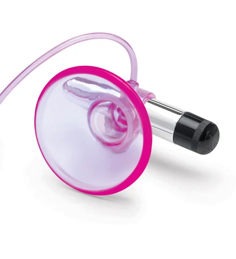 Вакуумная помпа для сосков с вибрацией Lux Fetish Vibrating Nipple Suckers фиолетовая фото 5