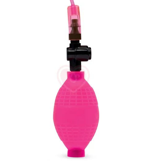 Вакуумная помпа для клитора с вибрацией Lux Fetish Vibrating Clitoral Pump розовая фото 6