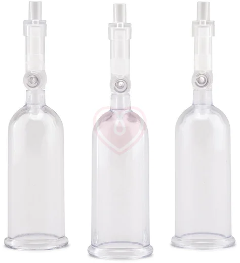 Вакуумная помпа для клитора и сосков Lux Fetish Nipple Suckers With Clitoral Pump прозрачная фото 4