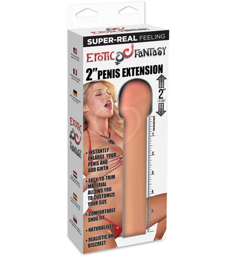 Насадка для увеличения члена Erotic Fantasy Girth Extender 5 см телесная фото 2