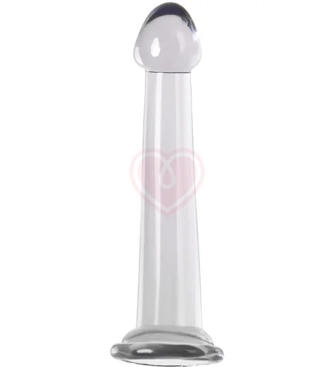 Фаллоимитатор с конической головкой Toyfa Basic Jelly Dildo S прозрачный фото 1