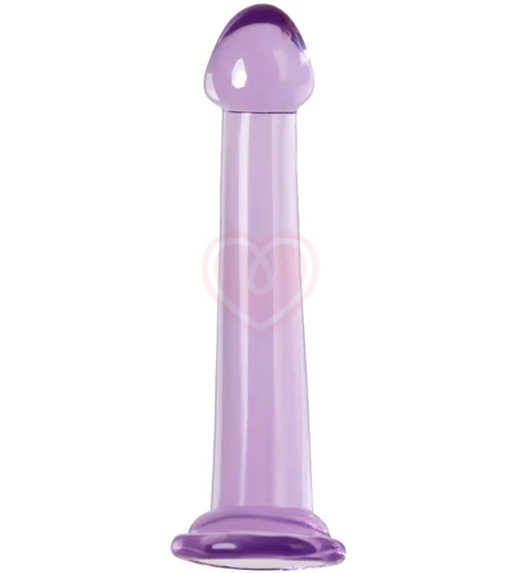 Фаллоимитатор с конической головкой Toyfa Basic Jelly Dildo S фиолетовый фото 1