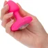 Анальная вибропробка с кристаллом Cheeky Gems Vibrating Probe Small розовая фото 4