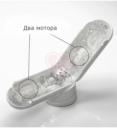 Мастурбатор Tenga Flip Zero Gravity EV с вибрацией белый фото 2