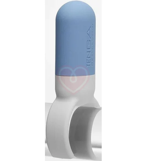 Эрекционное кольцо с вибрацией Tenga Svr One Blue голубое фото 2