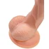 Реалистичный фаллоимитатор на присоске с мошонкой RealStick Nude Rolo телесный фото 4