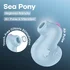 Вакуумный стимулятор в виде морского конька Satisfyer Sea Pony голубой фото 3
