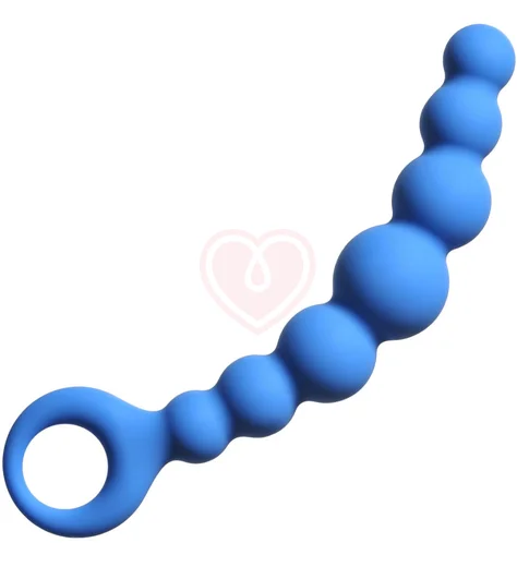 Анальные шарики Lola Games Flexible Wand голубые фото 2