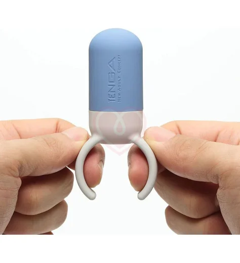 Эрекционное кольцо с вибрацией Tenga Svr One Gray серое фото 5