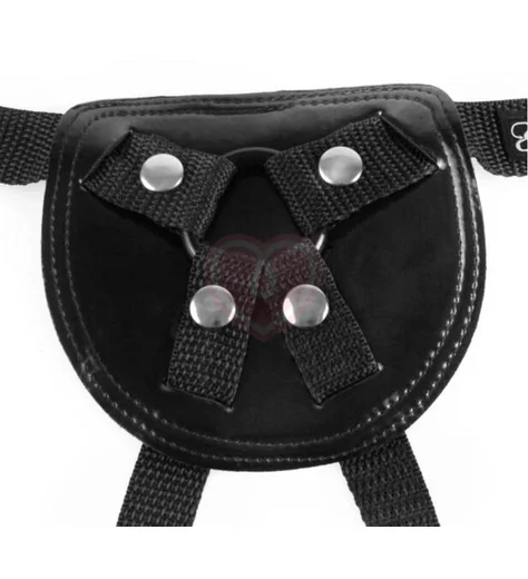 Пояс для страпона с кольцом Stay-Put Harness черный фото 2