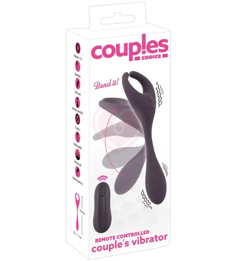 Парный вибратор со стимуляцией зоны G и простаты Orion Couples Choice фиолетовый фото 7