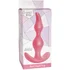 Анальная пробка Lola Games First Time Bent Anal Plug розовая фото 3