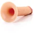 Фаллопротез Hollow Silicone Strap-On 20 см телесный фото 6