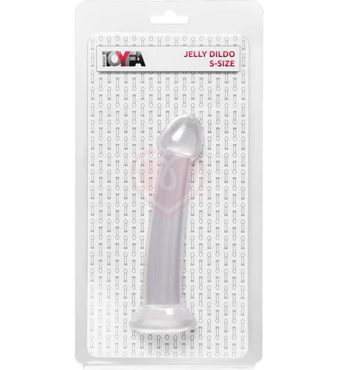 Фаллоимитатор с конической головкой Toyfa Basic Jelly Dildo S прозрачный фото 8